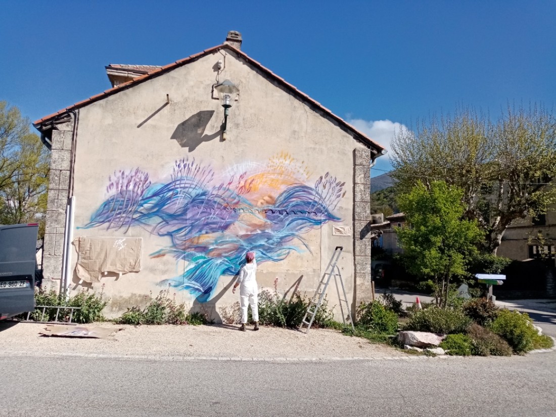 mur peint